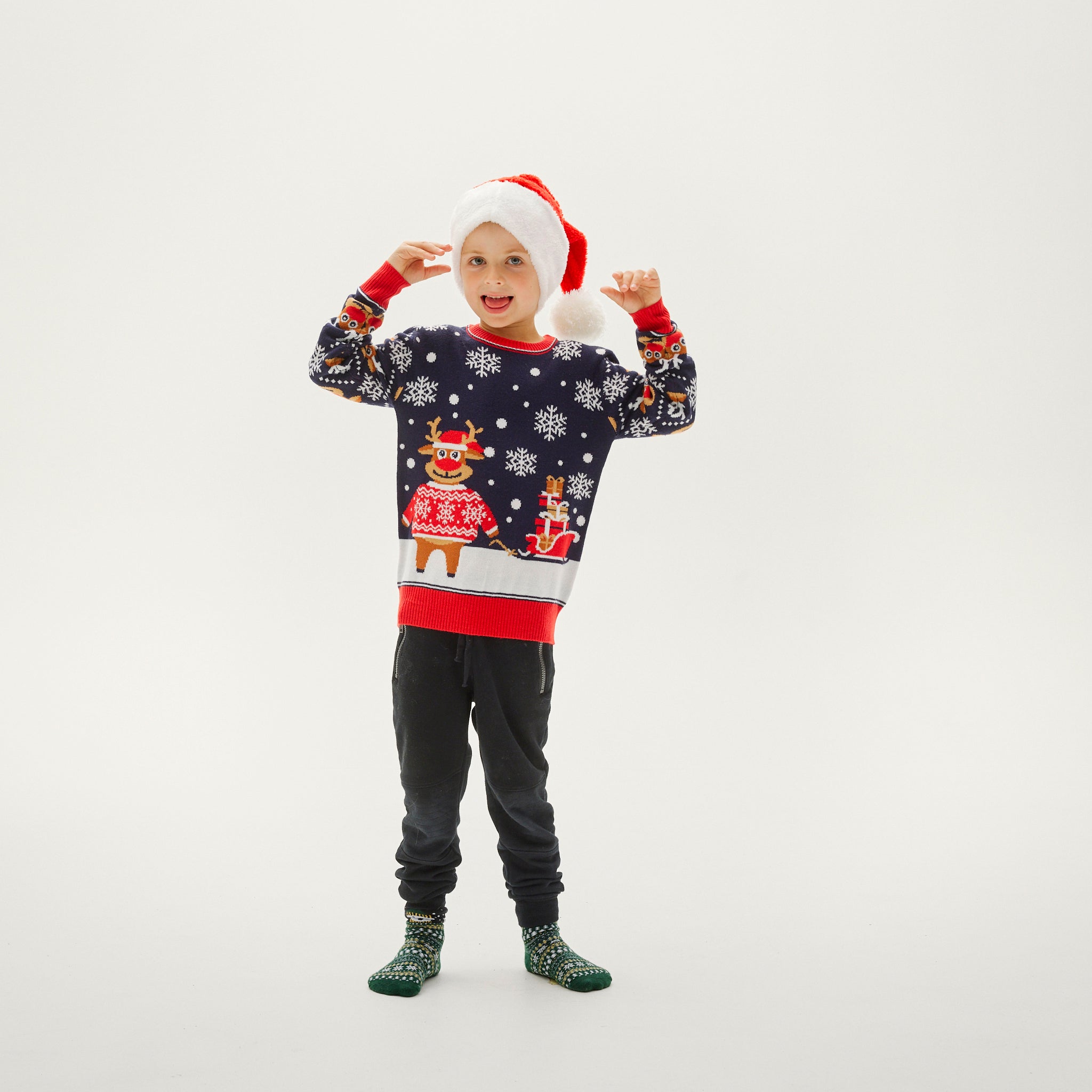 The Bringing Christmas Gifts Sweater - Bambini
